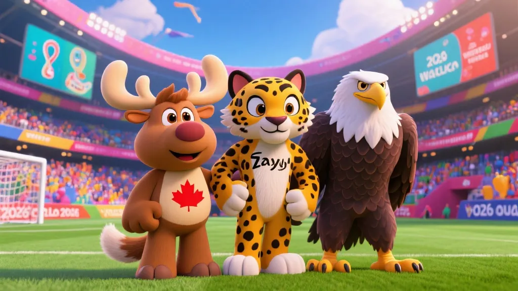 揭秘2026世界杯吉祥物：Maple、Zayu与Clutch背后的文化密码与狂欢寓意